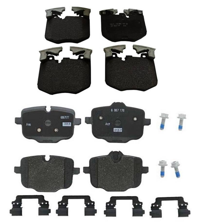 BMW Disc Brakes Kit - Pads Front and Rear